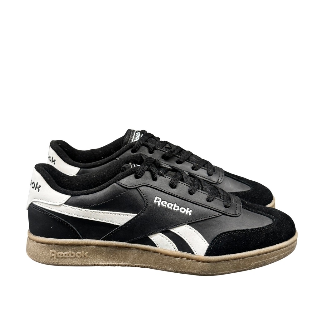 Size 9 - Reebok Forte Lounger Black White Gum Sole